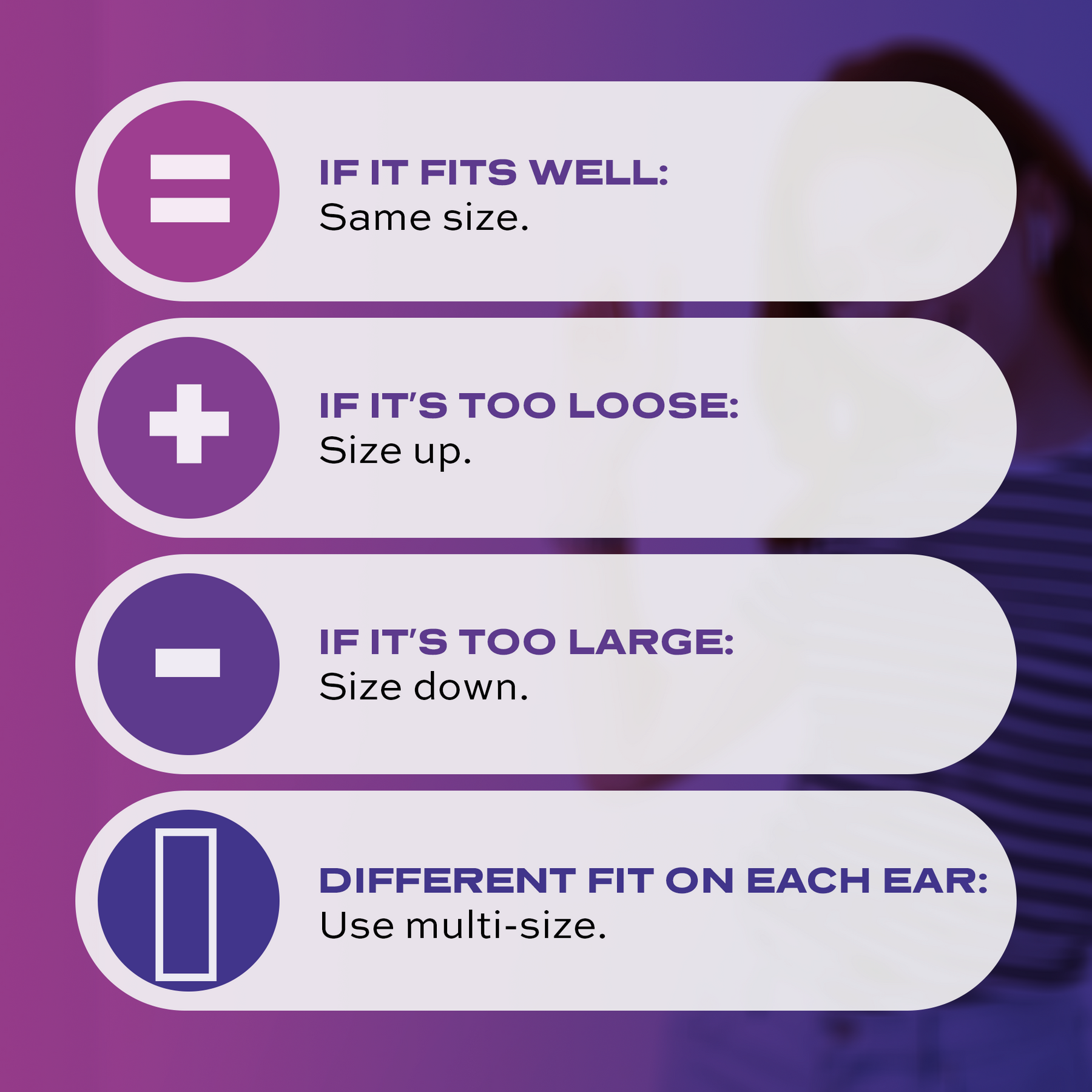 CloudBuds foam ear tips designed for AirPods, offering noise cancelling, comfortable fit, and secure wear for enhanced listening-5