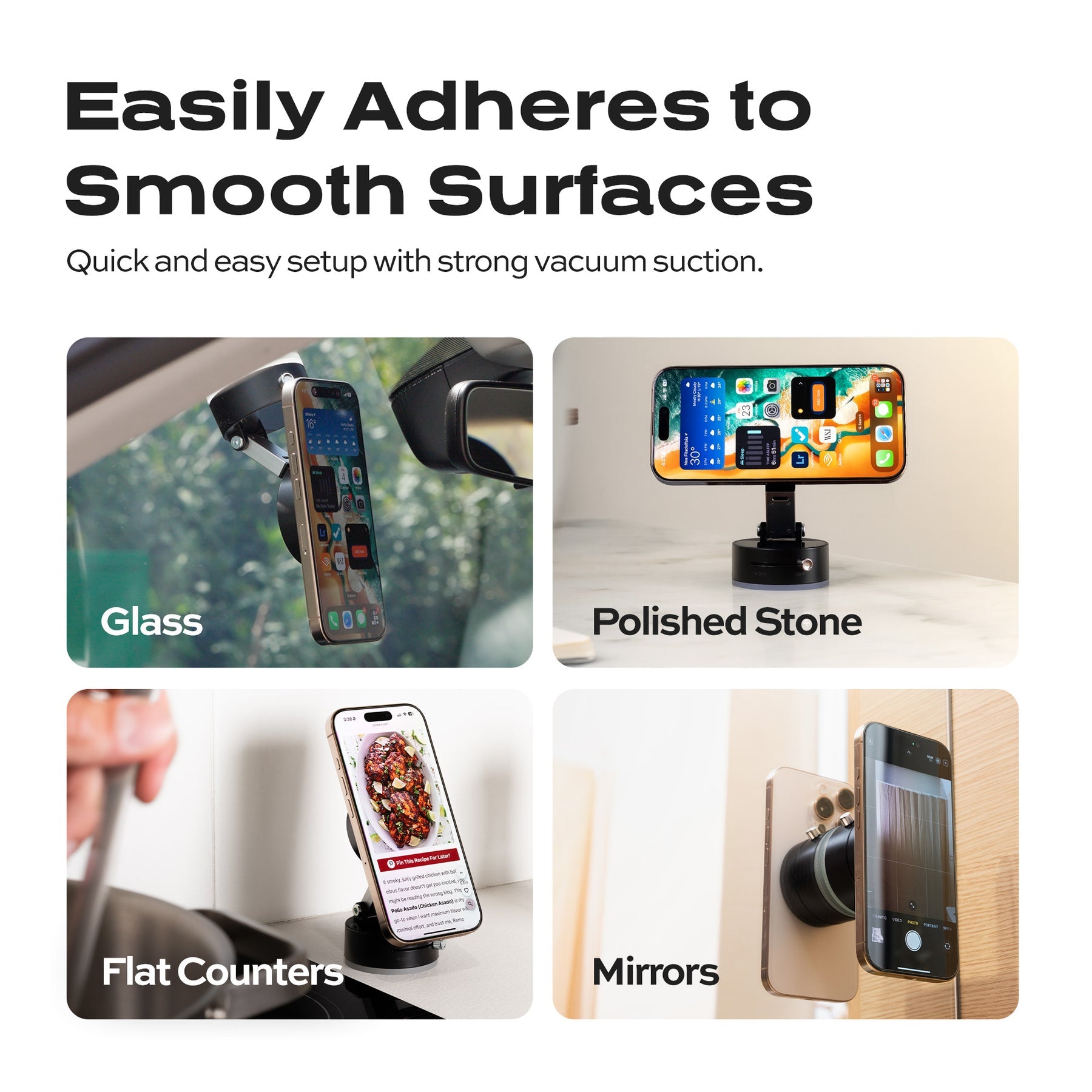 HyperMount magnetic phone mount with ultra-strong hold, 360-degree rotation, and universal compatibility for all smartphones-3
