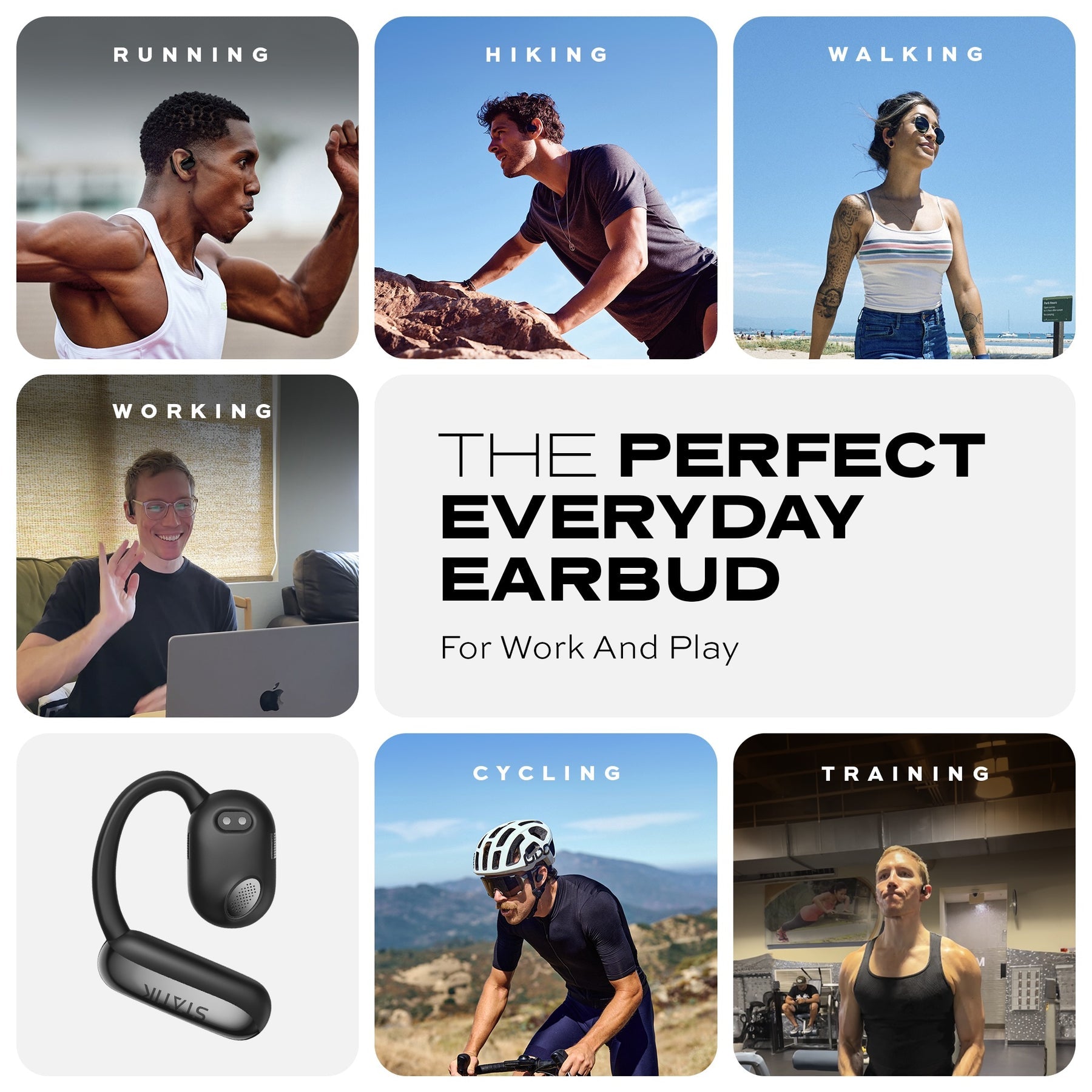 Open-ear Bluetooth earbuds with fast charging, waterproof features, and a comfortable ergonomic design for all-day use-3