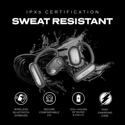 Open-ear Bluetooth earbuds with fast charging, waterproof features, and a comfortable ergonomic design for all-day use-5