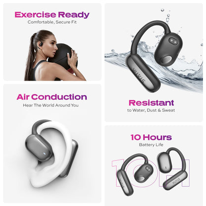 Open-ear Bluetooth earbuds with fast charging, waterproof features, and a comfortable ergonomic design for all-day use-8
